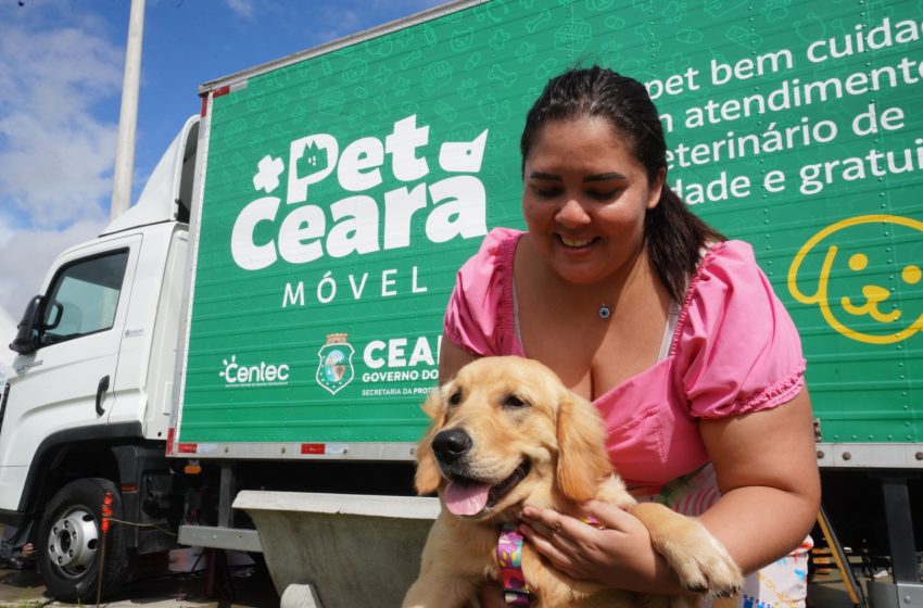 Pet Ceará Móvel chega aos bairros Vila Peri e Vila União a partir de quinta-feira (5)