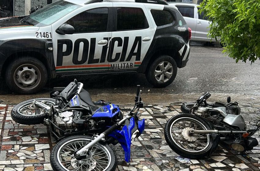 Tentativa de assalto contra um policial militar termina com trio capturado e preso